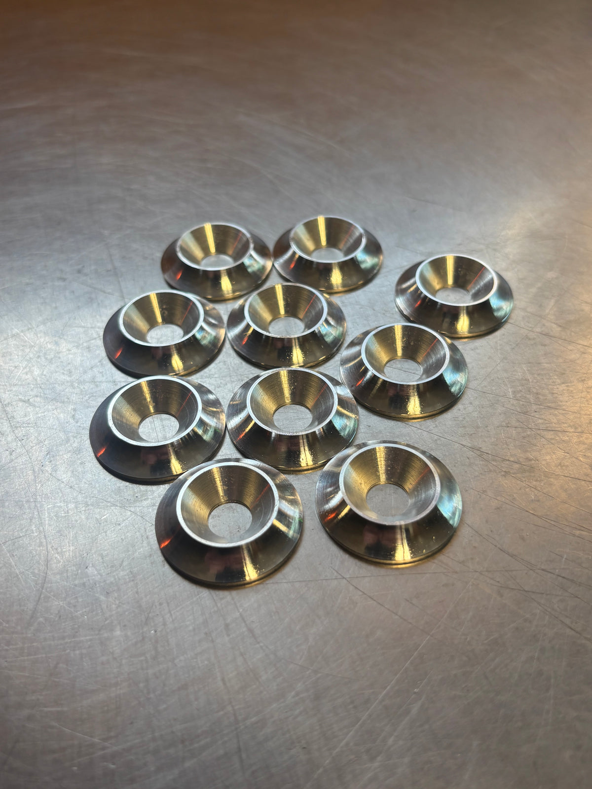 Billet Counter Sink Washers (10/Pkg)