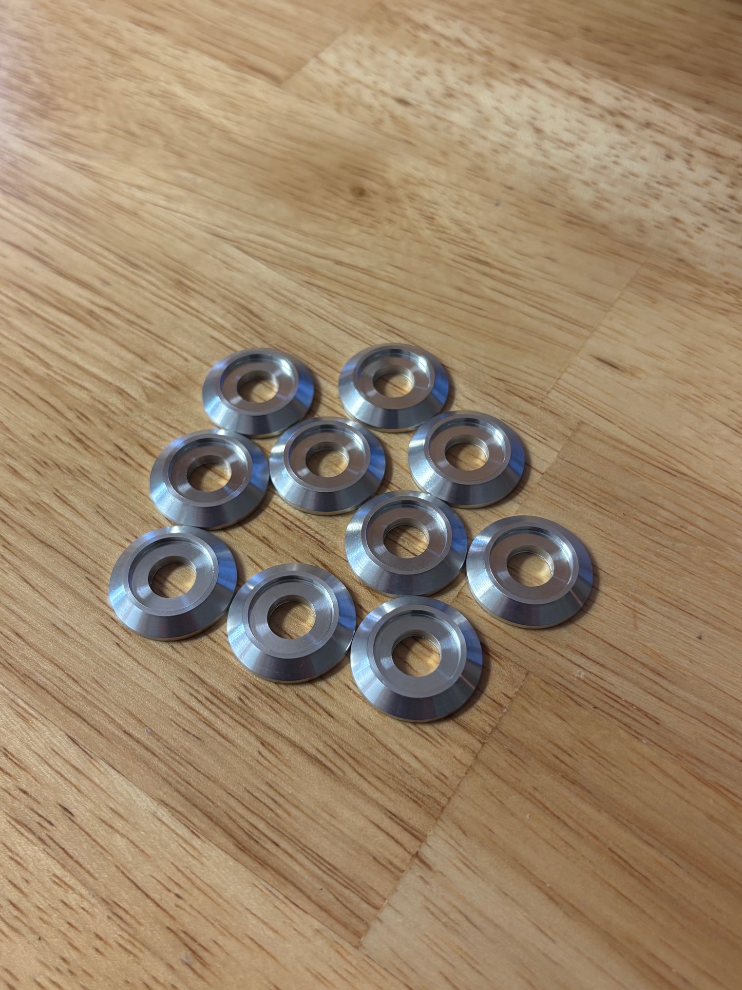 Billet Button Head Washers (10/Pkg)