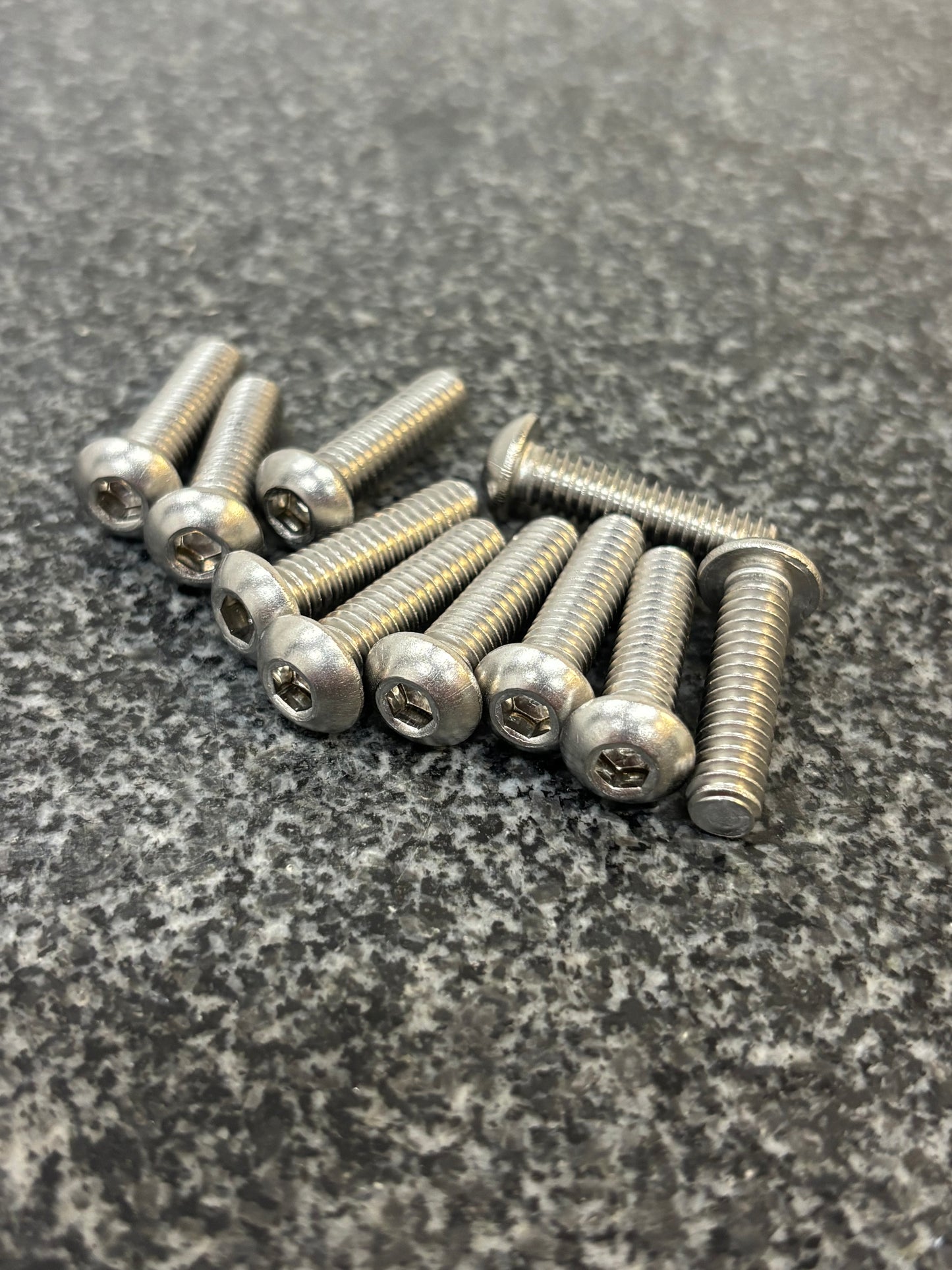 Stainless Steel Button Heads (10x)