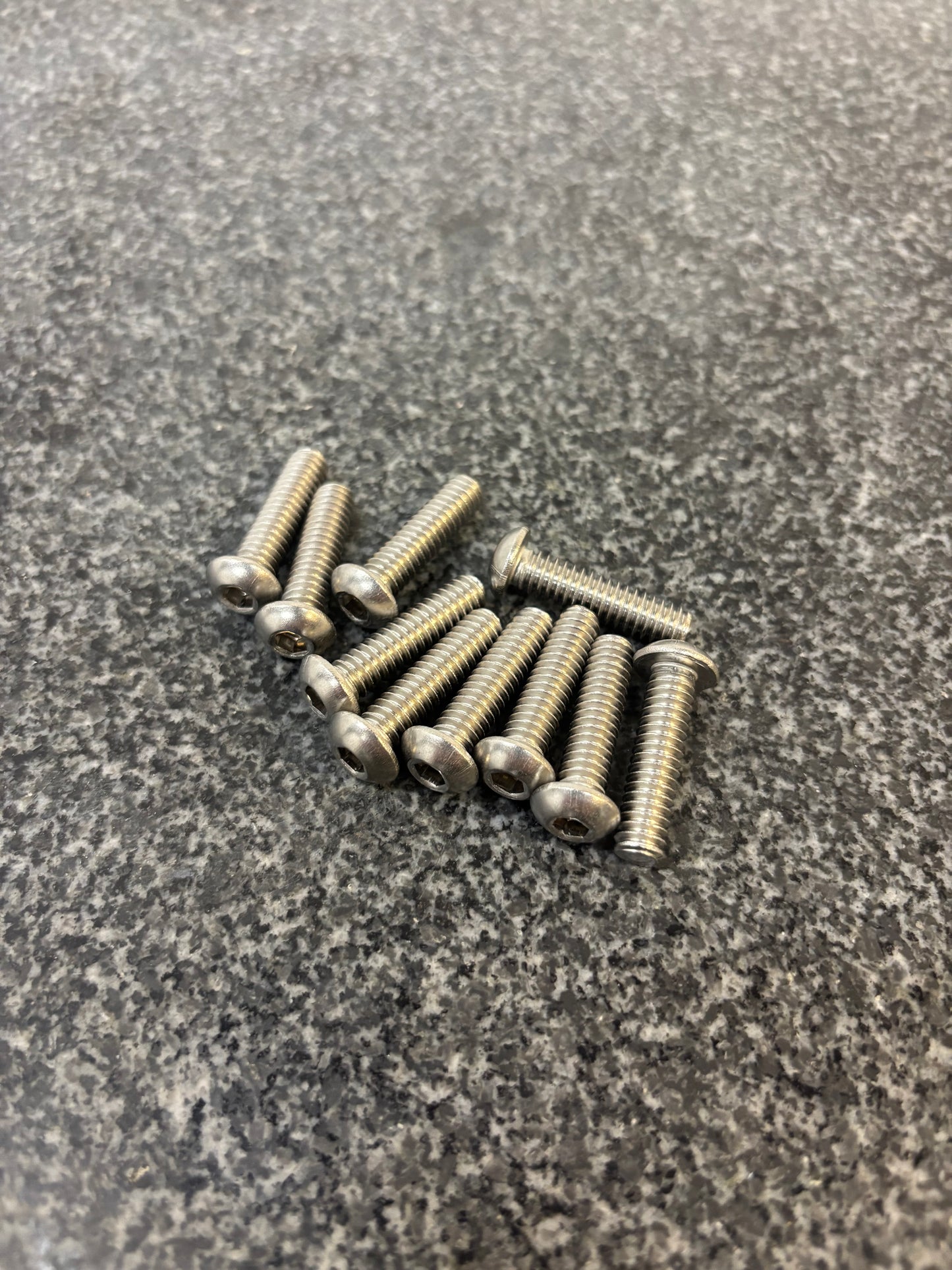Stainless Steel Button Heads (10x)