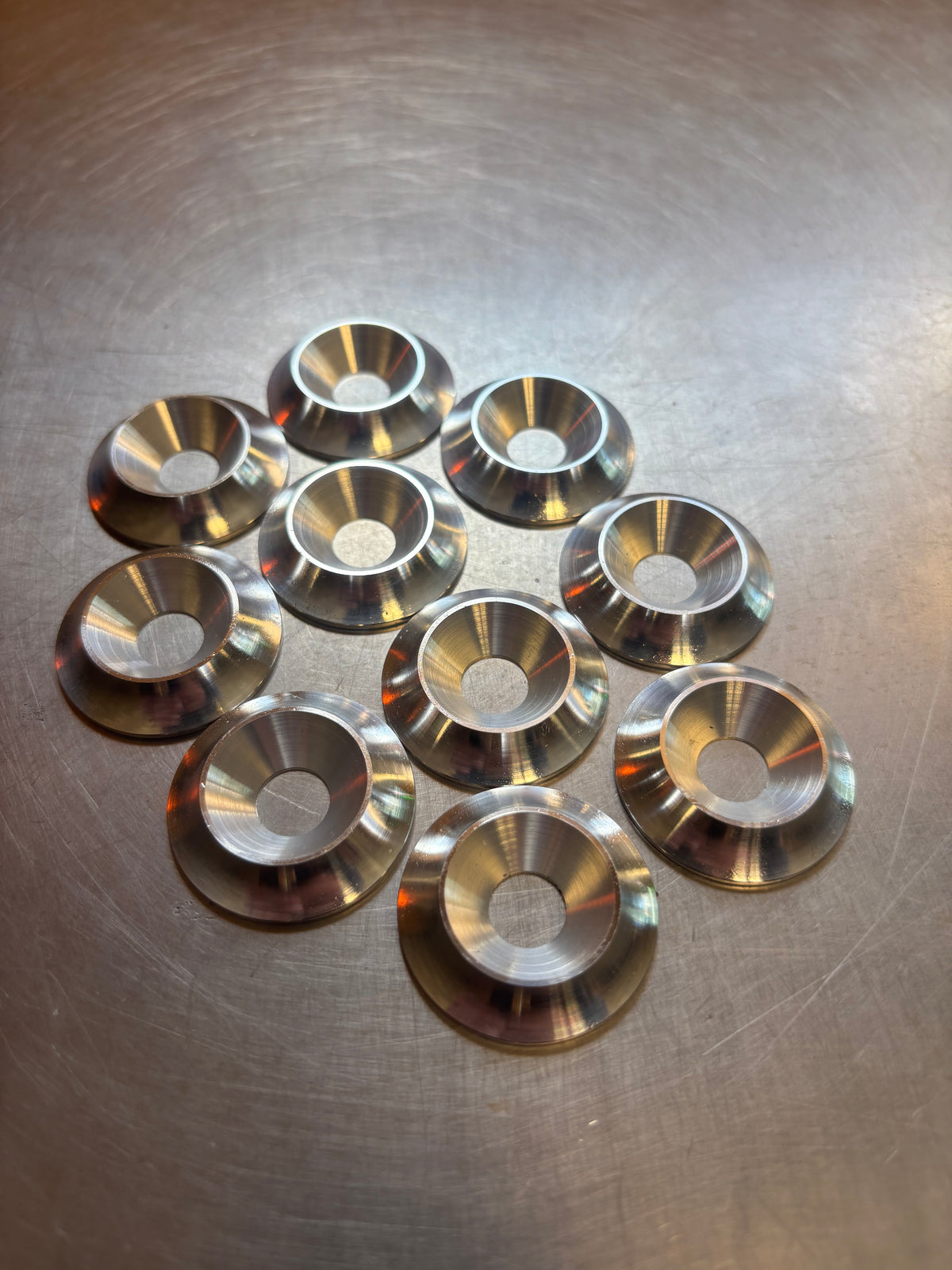 Billet Counter Sink Washers (10/Pkg)