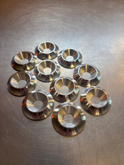 Billet Counter Sink Washers (10/Pkg)