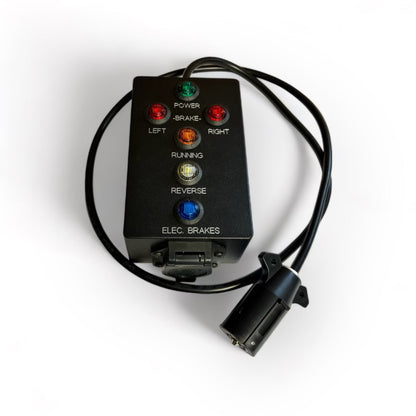 Truck 7-Way Plug Test Box (w/ Pass through)